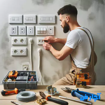 نصب کلید و پریز